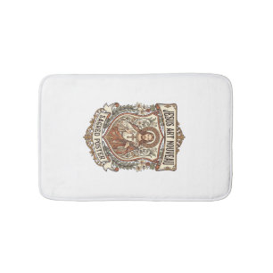 Jesus Art Nouveau Sacred Poster Jesus Art Nouveau  Bath Mat