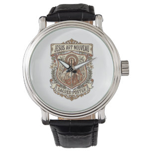 Jesus Art Nouveau Sacred Poster Jesus Art Nouveau Watch