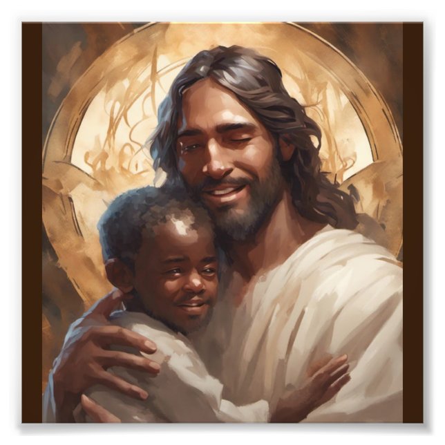 Jesus art photo print (Front)