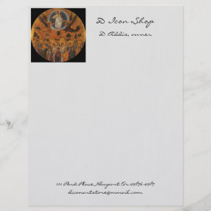 Jesus Ascension to Heaven Personalised Letterhead