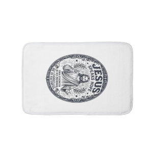 Jesus ASL Deaf Community Inclusion Shirt Christian Bath Mat