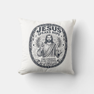 Jesus ASL Deaf Community Inclusion Shirt Christian Cushion