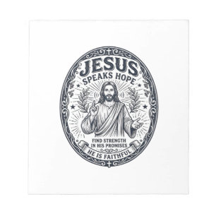 Jesus ASL Deaf Community Inclusion Shirt Christian Notepad
