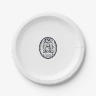 Jesus ASL Deaf Community Inclusion Shirt Christian Paper Plate