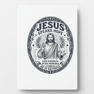 Jesus ASL Deaf Community Inclusion Shirt Christian Plaque