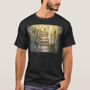 Jesus at Empty Tomb Easter Resurrection T-Shirt
