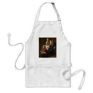 Jesus at the Home of Mary and Martha Standard Apron