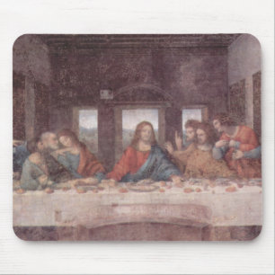 Jesus at The Last Supper, Leonardo da Vinci Mouse Pad