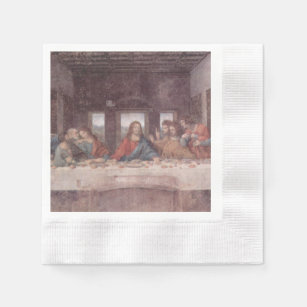 Jesus at The Last Supper, Leonardo da Vinci Napkin