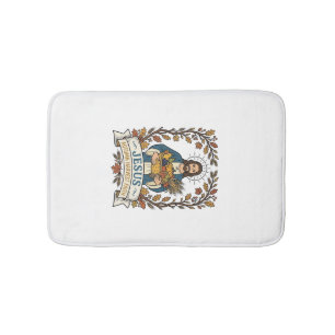 Jesus Autumn Harvest Faith Jesus Autumn Harvest Ch Bath Mat