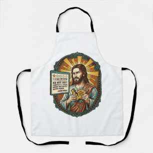 Jesus Bad Influencer Product Review Fail Social Me Apron