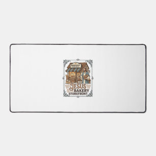 Jesus Bakery Storefront Jesus Bakery Storefront Ch Desk Mat