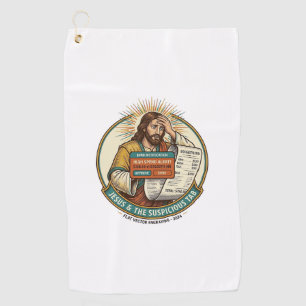 Jesus Bank Card Blocked Suspicious Bar Tab Fraud H Golf Towel