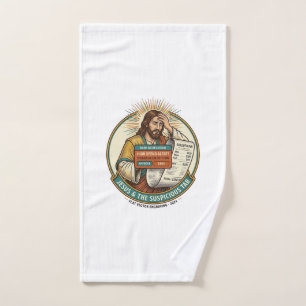 Jesus Bank Card Blocked Suspicious Bar Tab Fraud H Hand Towel