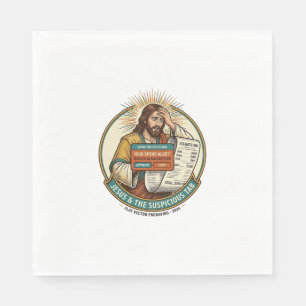Jesus Bank Card Blocked Suspicious Bar Tab Fraud H Napkin