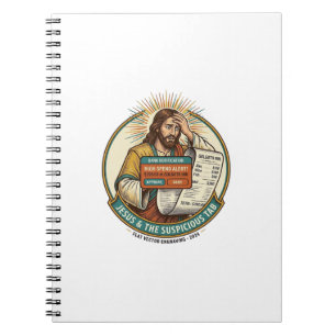 Jesus Bank Card Blocked Suspicious Bar Tab Fraud H Notebook