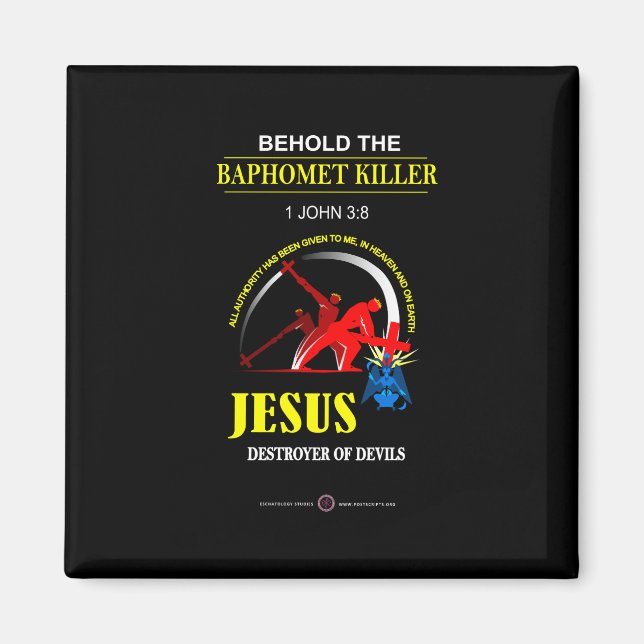 JESUS: Baphomet-Killer Magnet (Front)