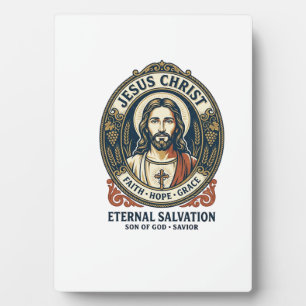 Jesus Barber Mens Grooming Graphic Tee Christian A Plaque