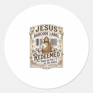 Jesus Barcode Label Redeemed Jesus Barcode Redeeme