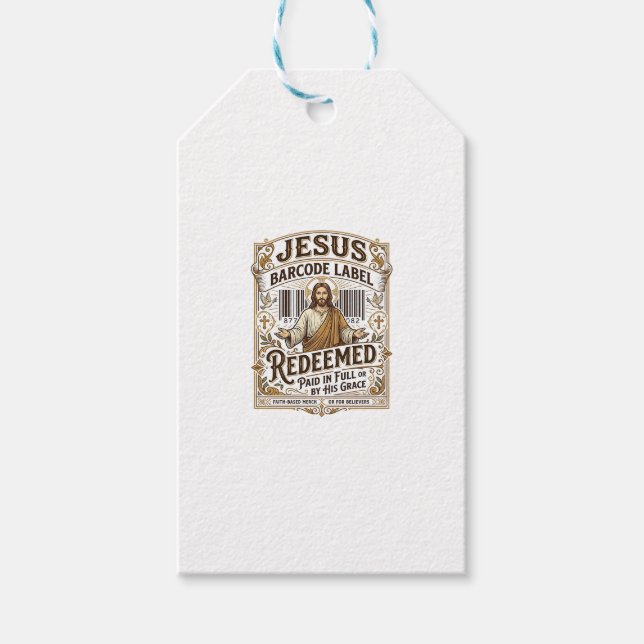 Jesus Barcode Label Redeemed Jesus Barcode Redeeme (Front)