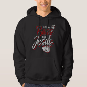 Jesus Bassist Christian Bass Player Bass Guitar Hoodie
