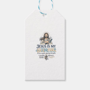 Jesus Beauty Salon Hairstylist T-Shirt Inspiration Gift Tags