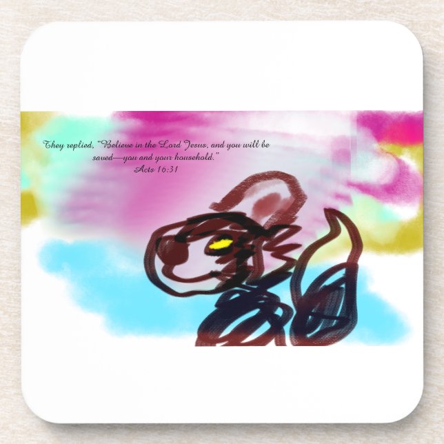 jesus believe  coaster (Front)
