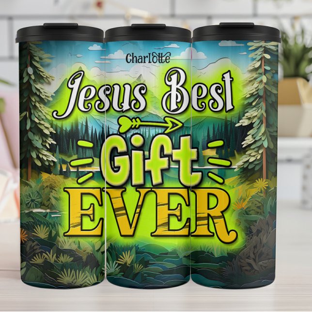 Jesus: Best Gift Ever Thermal Tumbler (Creator Uploaded)