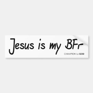 Jesus BFF Bumper Sticker