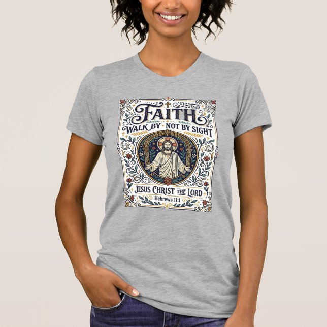 Jesus Bible Journalling Scripture Art Shirt Christ (Front)