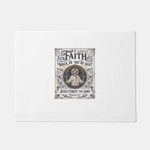 Jesus Bible Journalling Scripture Art Shirt Christ Doormat