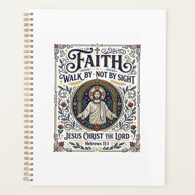 Jesus Bible Journalling Scripture Art Shirt Christ Planner (Front)