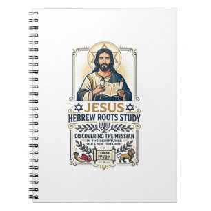 Jesus Bible Languages Hebrew Greek Nerd Shirt Fait Notebook