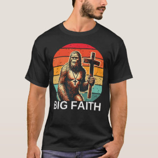 Jesus Bigfoot Sasquatch Christian Faith Bible Vers T-Shirt