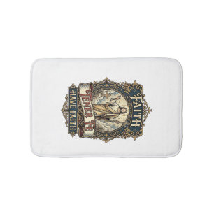 Jesus Bilingual Multicultural Families Shirt Faith Bath Mat