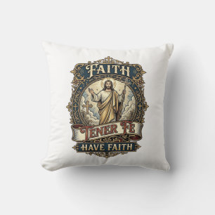 Jesus Bilingual Multicultural Families Shirt Faith Cushion