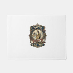 Jesus Bilingual Multicultural Families Shirt Faith Doormat