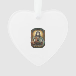 Jesus Black Screen Forgotten Webcam Cover Virtual Ornament