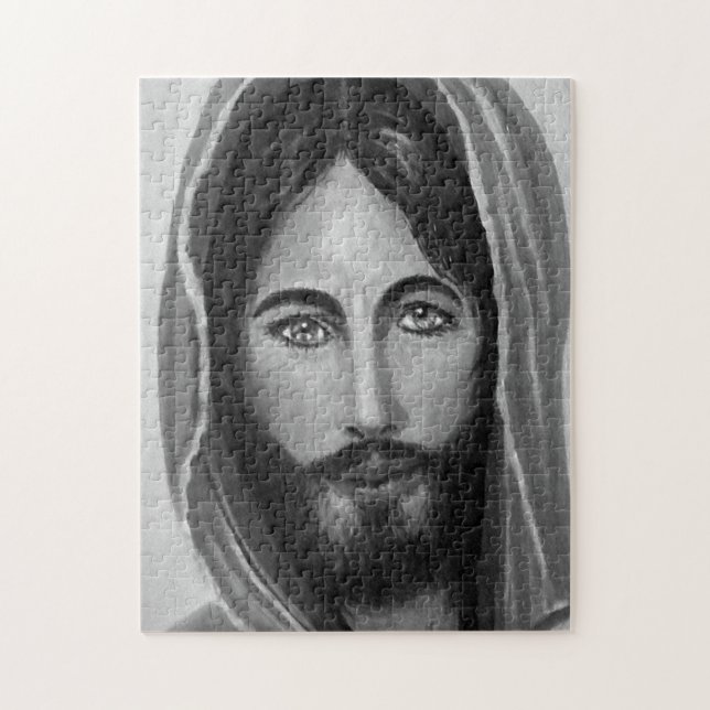 Jesus black & White, Christian figures Jigsaw Puzzle (Vertical)