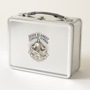 Jesus Blanket Comfort Symbol Jesus Blanket Comfort Metal Lunch Box
