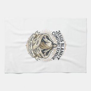 Jesus Blanket Comfort Symbol Jesus Blanket Comfort Tea Towel