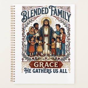 Jesus Blended Family Stepfamily Shirt Christian Gr Planner