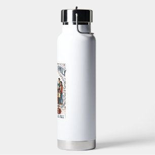 Jesus Blended Family Stepfamily Shirt Christian Gr Water Bottle