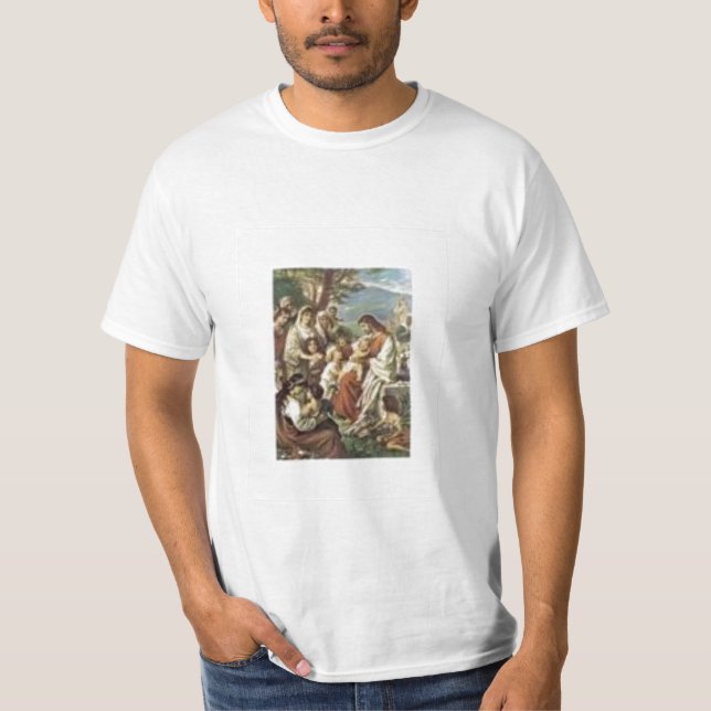 Jesus blessing children T-Shirt (Front)