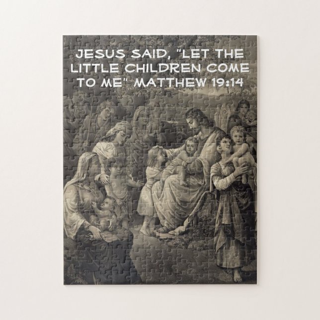 Jesus Blessing puzzle (Vertical)