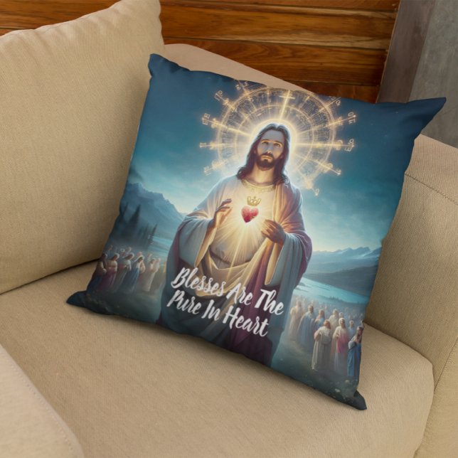 Jesus Blessing the Pure: Heart Amidst Many Cushion (Creator Uploaded)