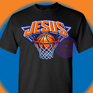 JESUS - Blue and Orange T-Shirt