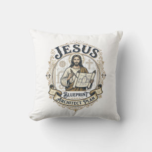 Jesus Blueprint Architect Plan Jesus Blueprint Arc Cushion