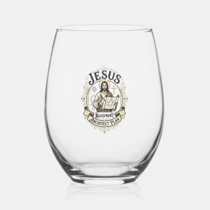 Jesus Blueprint Architect Plan Jesus Blueprint Arc Stemless Wine Glass