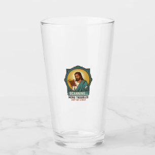 Jesus Blurry QR Code Wont Scan Menu Tech Humor_1 Glass